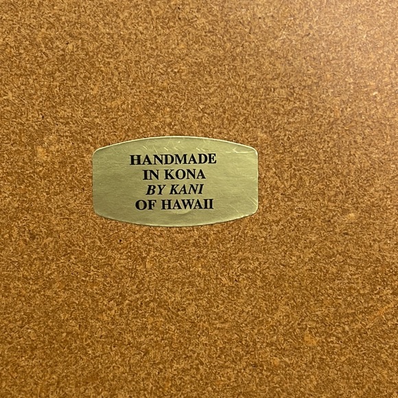 Handmade Trivet Kona Hawaii 8x8 floral design - Picture 8 of 10